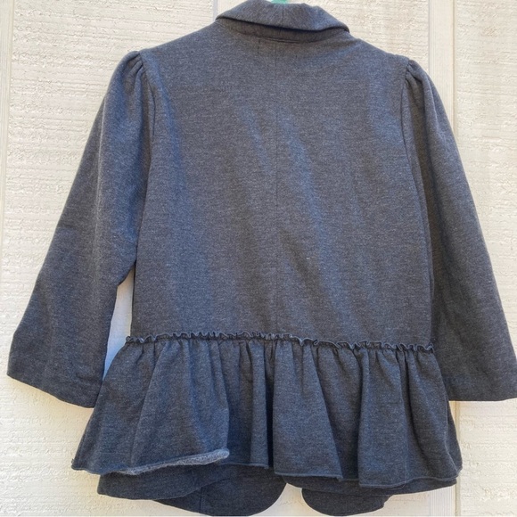 NEW with Tags Cynthia Rowley Jacket Blazer Dark Grey Sz Large Minimalist Staple - Picture 5 of 6